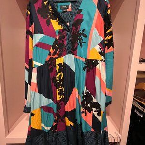 Maeve by Anthropologie Gillian Abstract Shirtdress